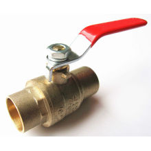 3CXC New light-duty fully welded forged brass ball valves with lead free (sweat*sweat) lower price